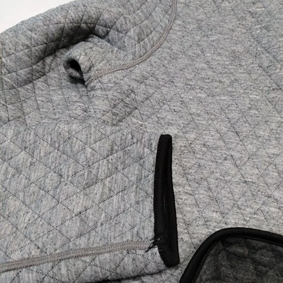 Unbranded‎ Reversible Quilted Gray Sweatshirt - Picture 4 of 6